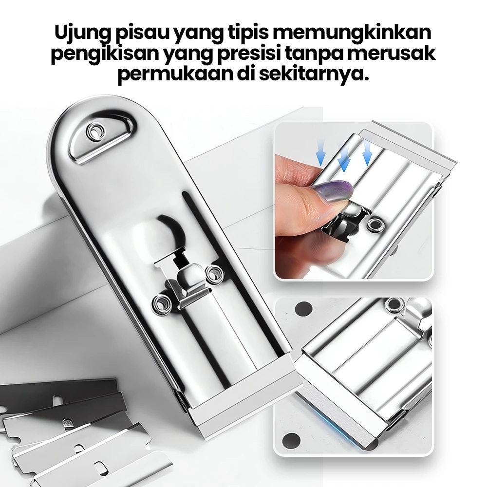 2025 Pisau pengkisi kikis lantai cat tembok dinding lem sticker stiker poster serbaguna original imp