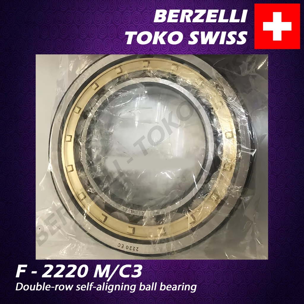F – 2220 M C3 Double Row Self Aligning Ball Bearing