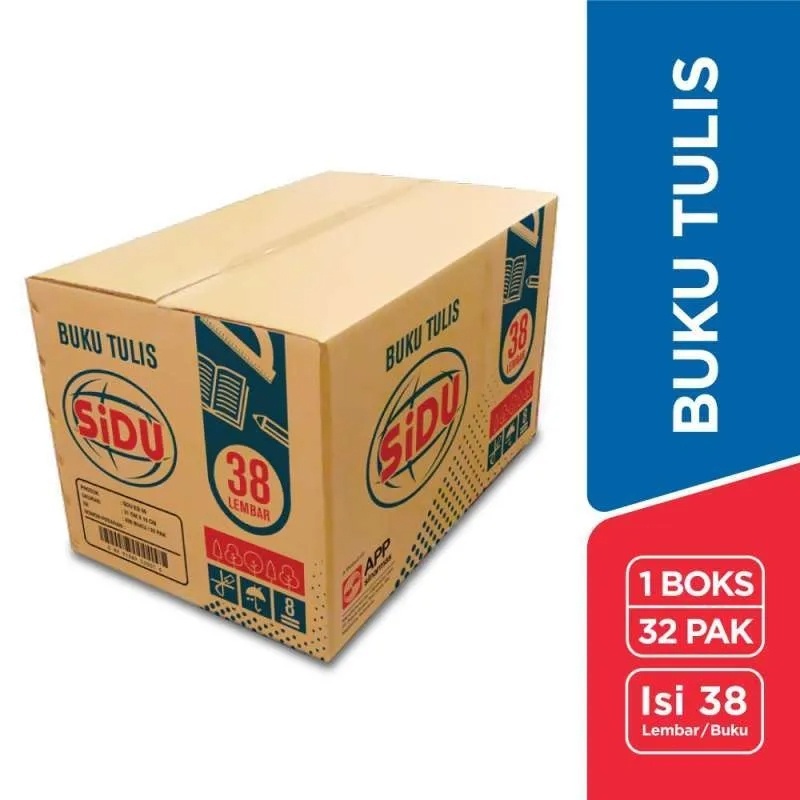 

Buku Tulis SIDU 38 Lembar Sinar Dunia Kwarto Grosir Box Jual Karton (isi 32 Pak)