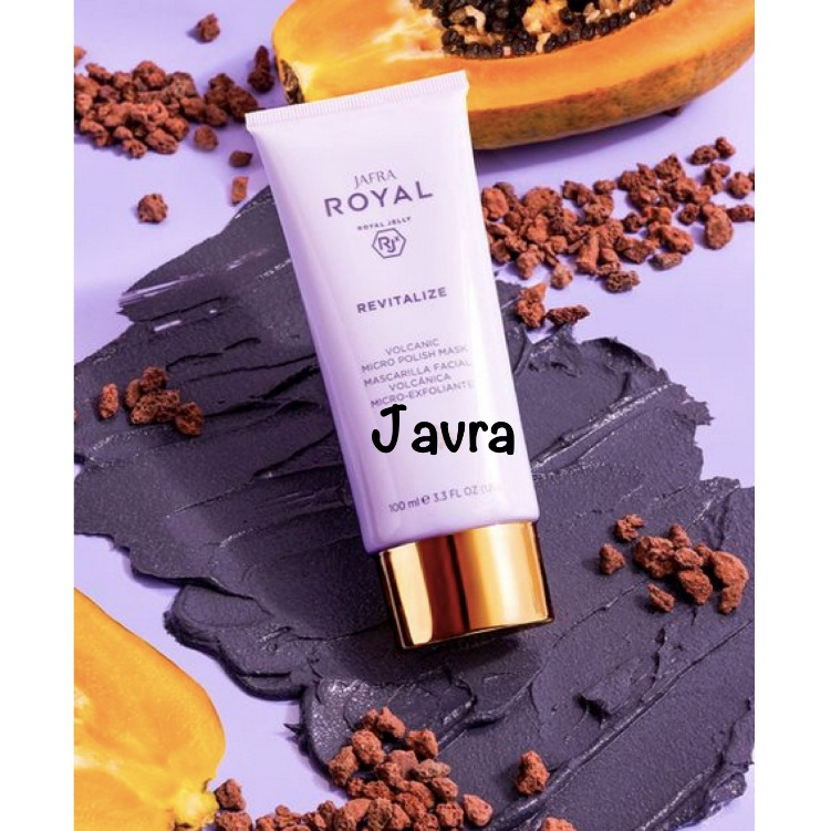 Jafra Revitalize Volcanic Mask Scrub Masker 2in1 jadi 1 praktis
