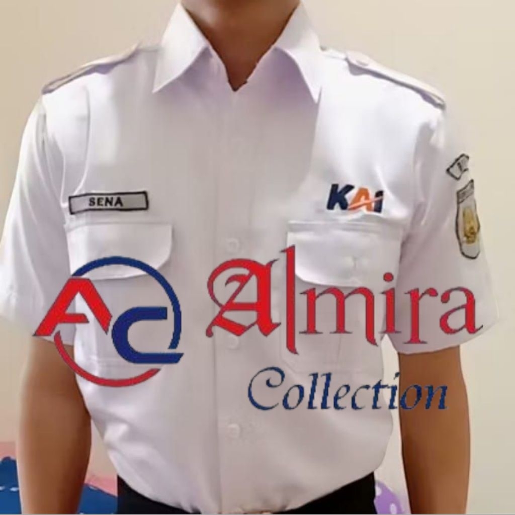 kemeja R6 KAI terbaru seragam KAI R6 terbaru baju KAI terbaru