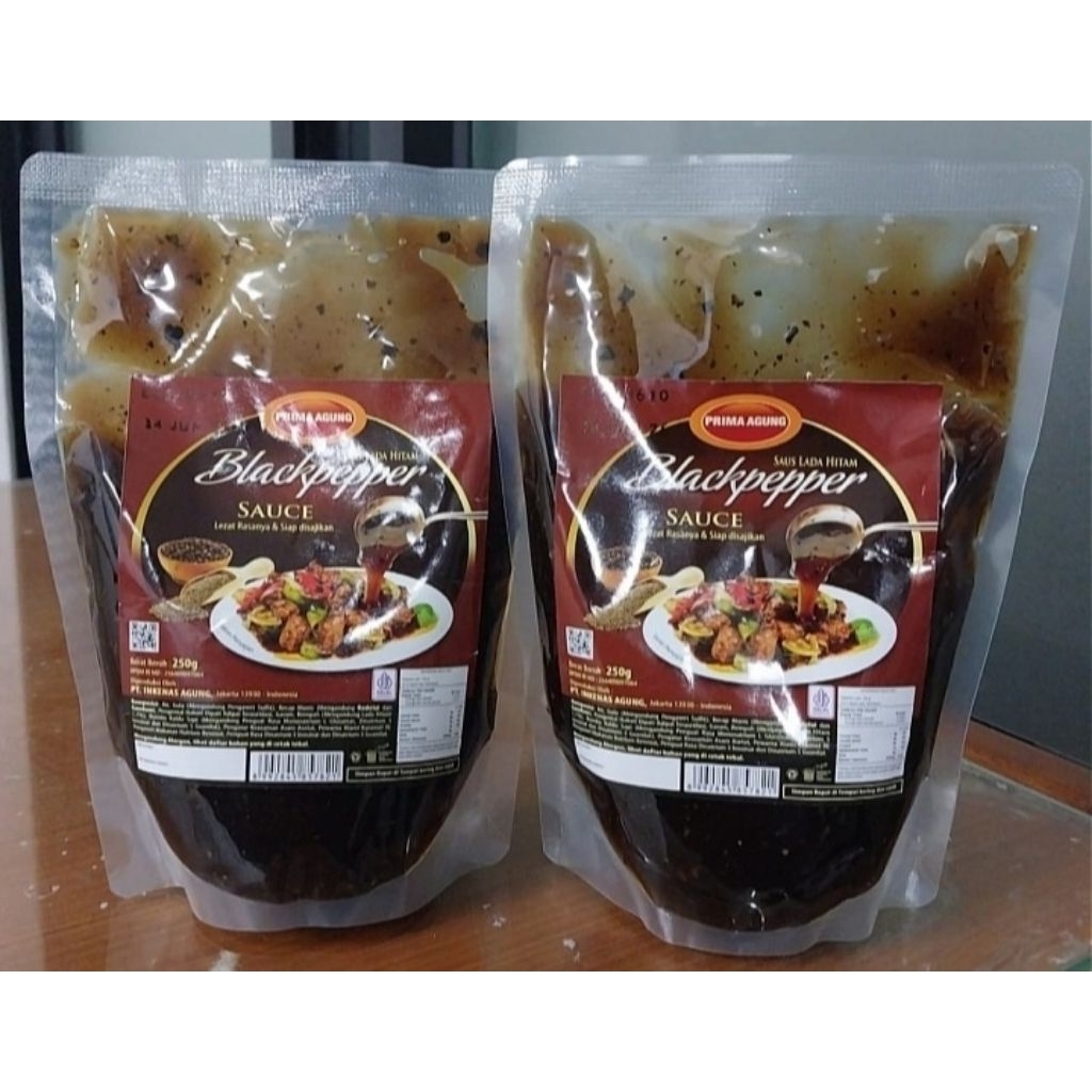 

Saus Lada Hitam ( Blackpepper ) Kemasan 250 gram