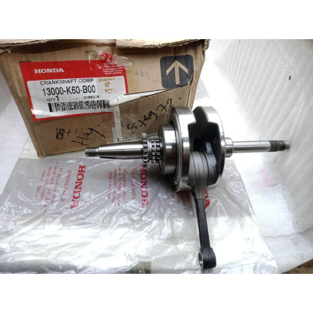 13000-K60-B00 Kruk As Bandul Crankshaft assy Vario 125 Original AHM