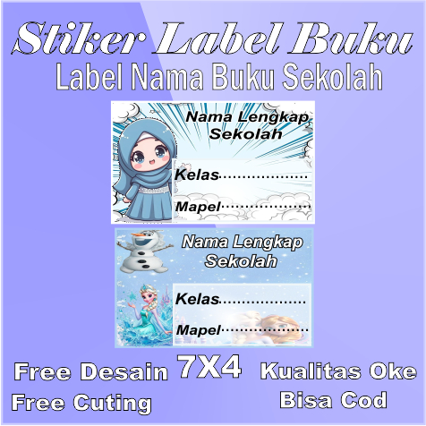 

STIKER PAKET 32 PCS (7X4)/STIKER LABEL BUKU PELAJARAN/STIKER LABEL BUKU TULIS/STIKER SAMPUL BUKU/STIKER CROMO/STIKER CUSTOM