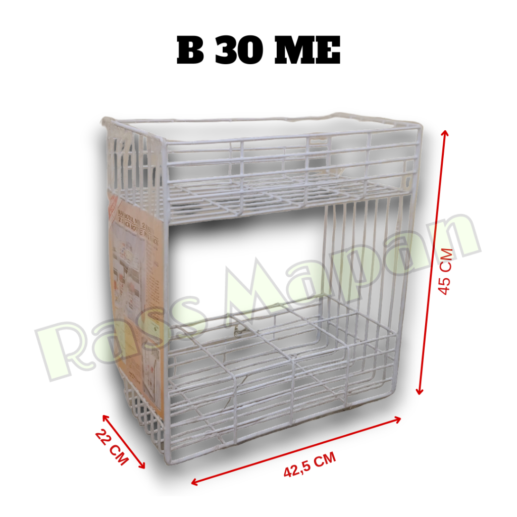 Rak Piring Gelas Mini 2 Susun Tatakan B 30 ME MED MED+T B 30MEG B 30MEG+CIS Modelline