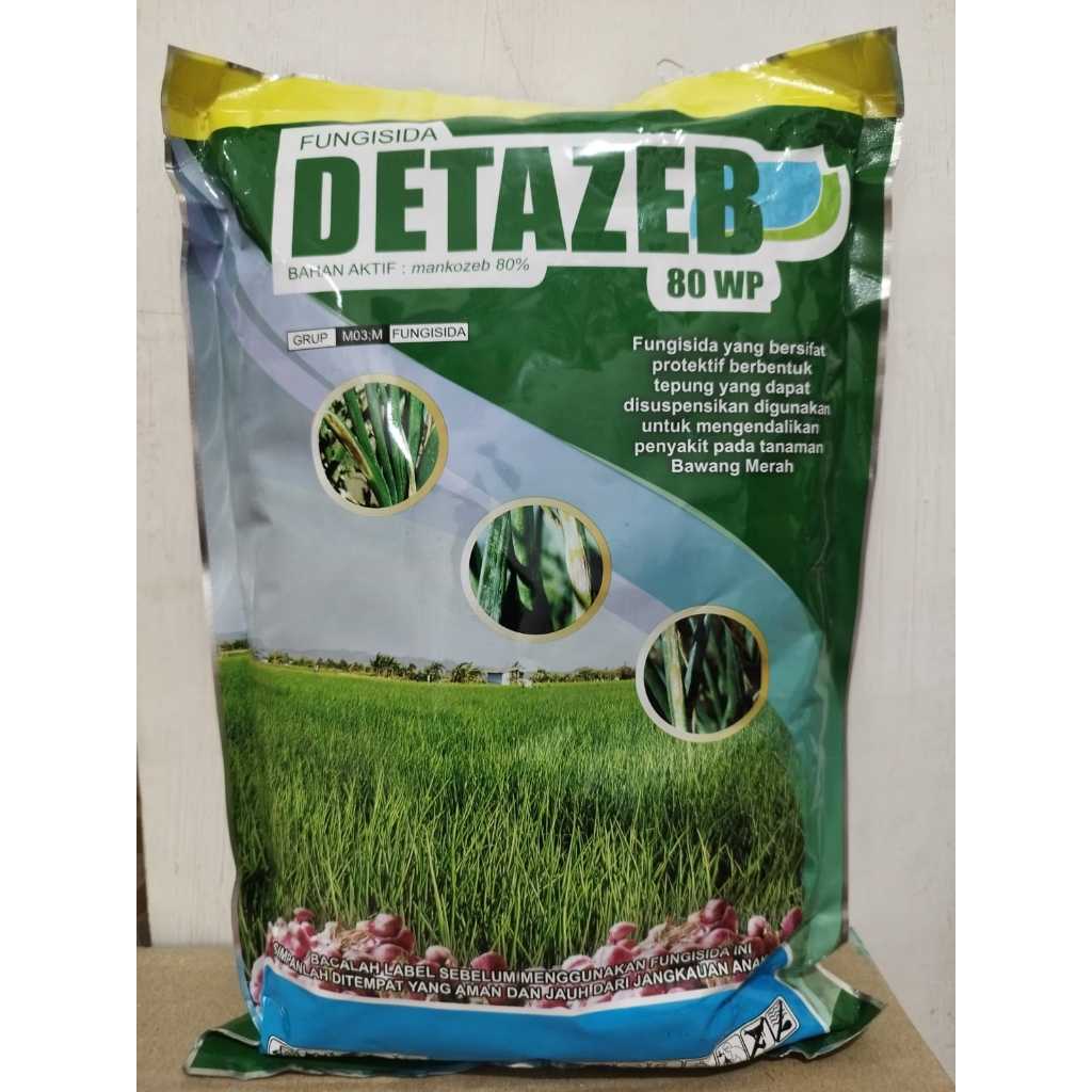 

FUNGISIDA DETAZEB 80 WP 1000gr bahan aktif: mankozeb 80%