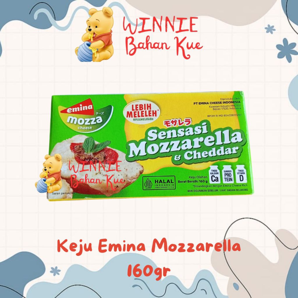 

Keju Emina Mozzarella 160gr