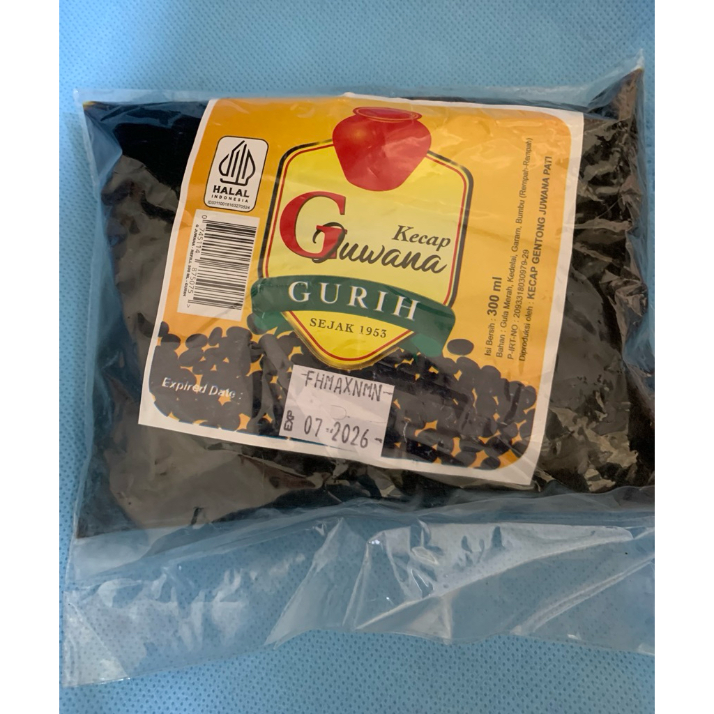 

Kecap Gentong Asli Juwana Pati 300Ml / 1/2Kg