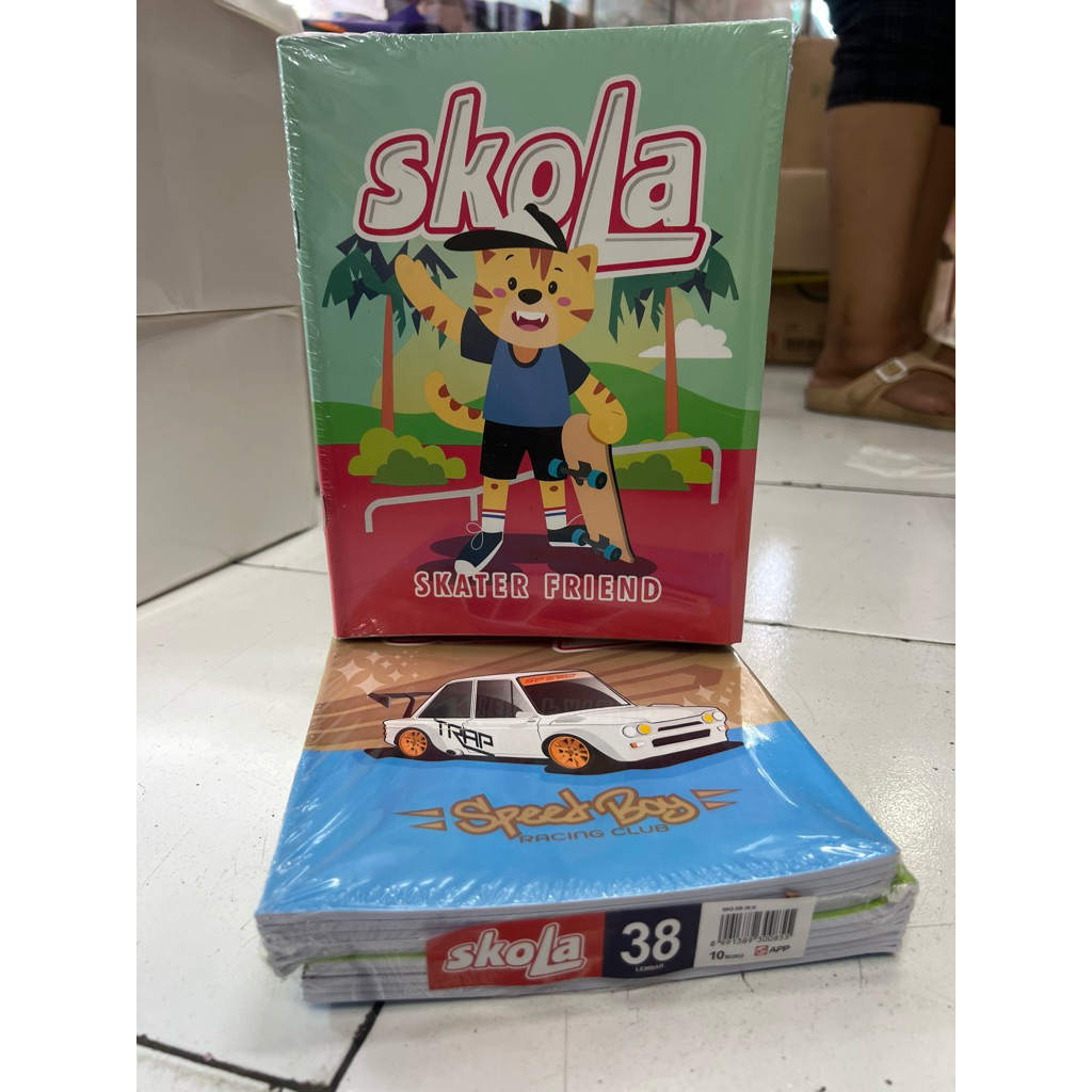 

1 pak Buku Tulis SIDU SKOLA 38 lembar 58 lembar / 10pcs Buku Tulis SIDU SKOLA 38 lembar 58 lembar
