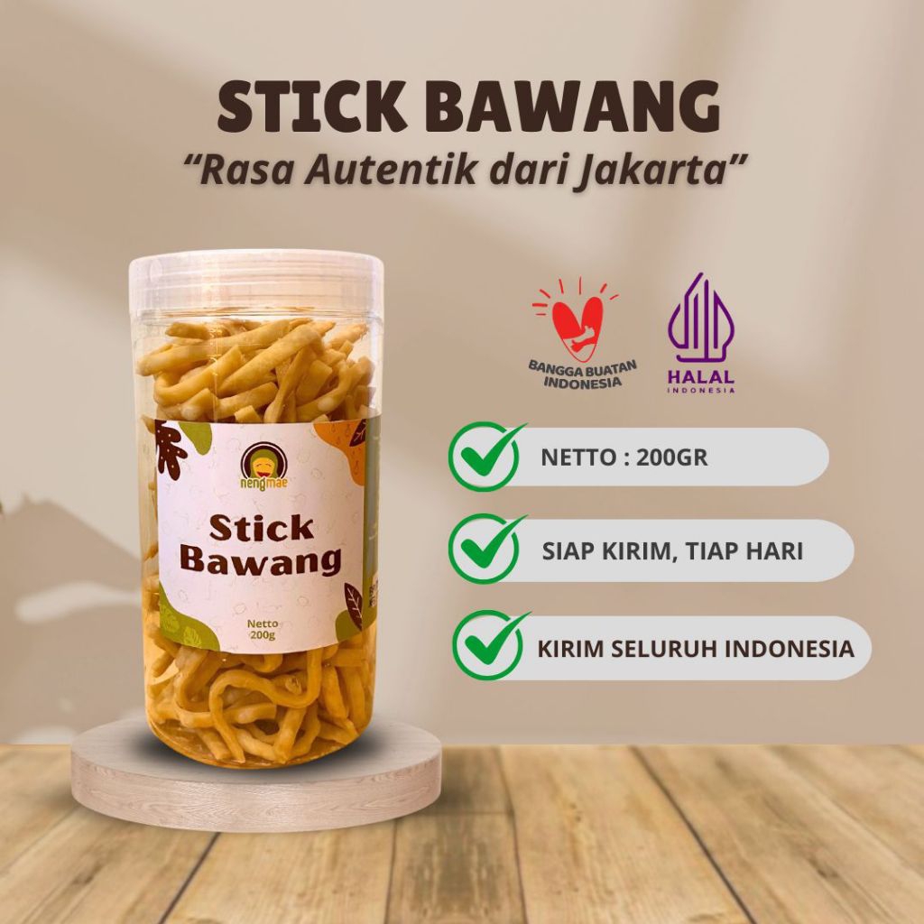 

Stick Bawang - Snack Neng Mae