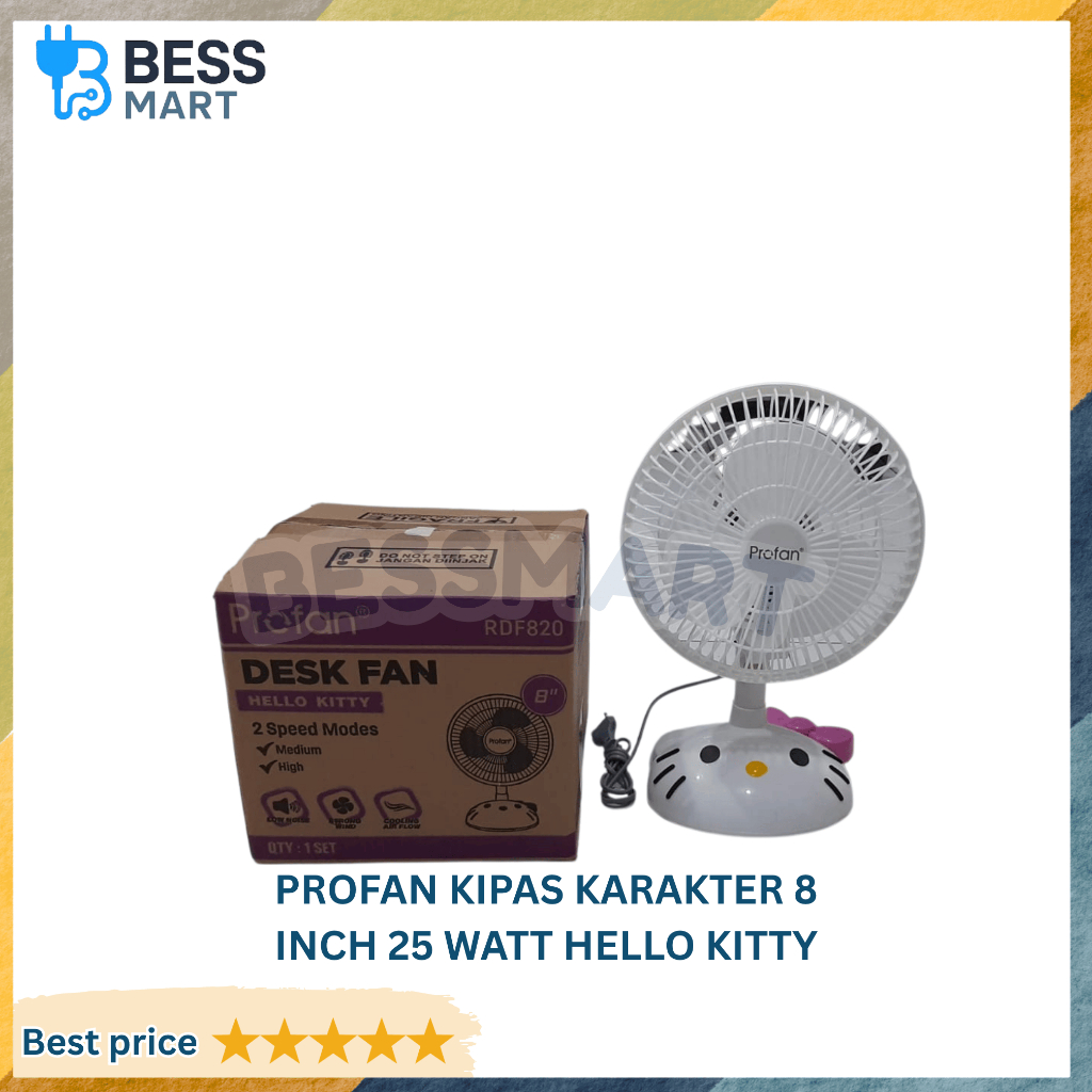 Profan Kipas Desk Fan Karakter 25 Watt (DUS)