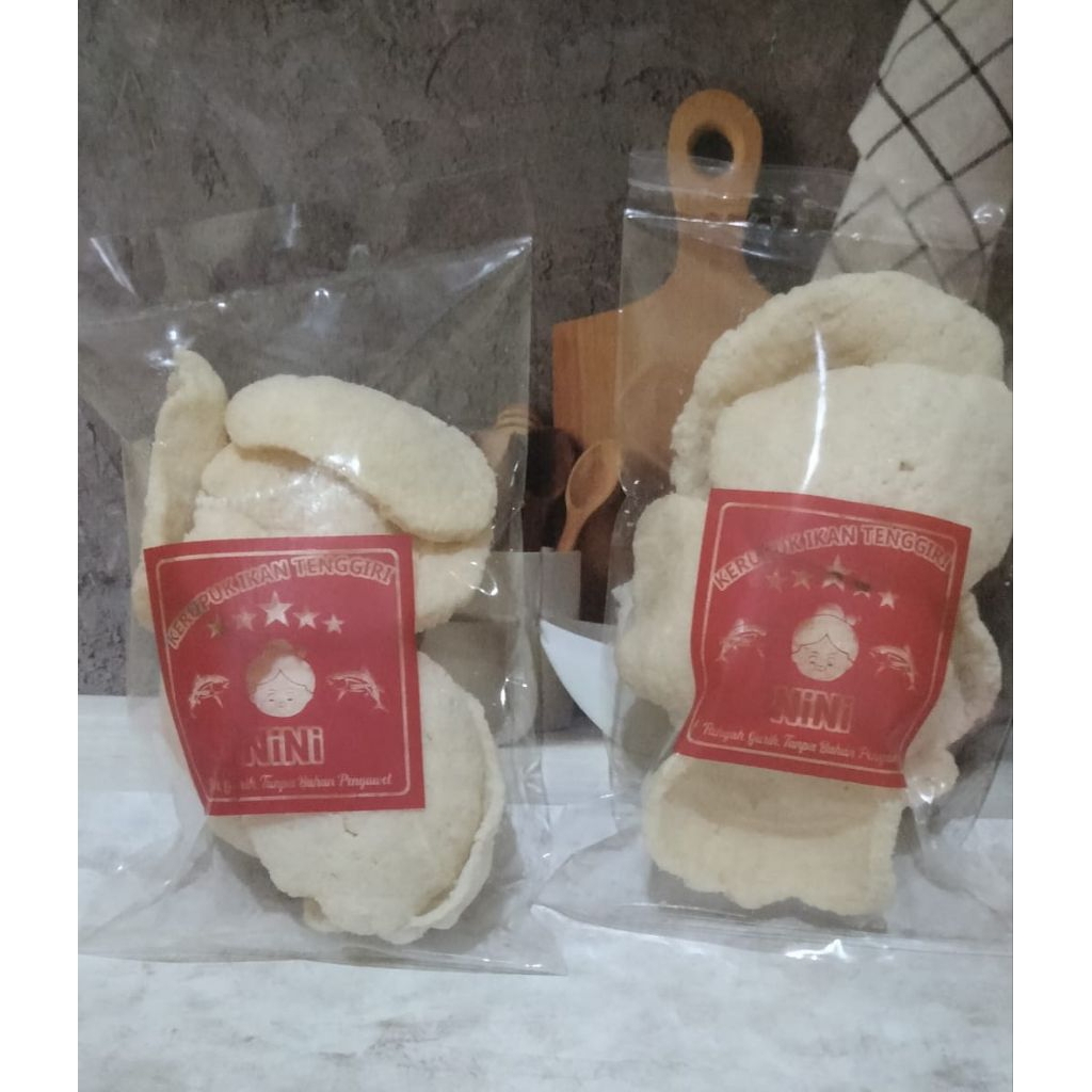 

KERUPUK IKAN TENGGIRI NINI/KERUPUK KEMPLANG NINI PREMIUM ISI 50 GRAM
