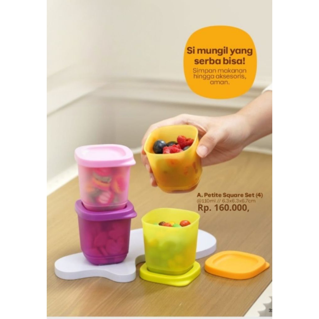 Petite Square Tupperware