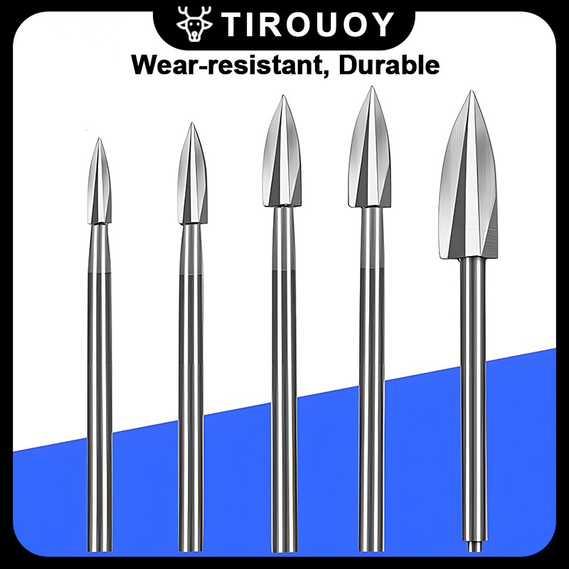 

Kekebaharu_ - Set Mata Bor Ukir Kayu 5pcs Alat Kerajinan DIY Carving Drill Bit