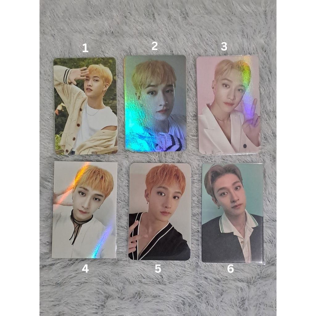 PHOTOCARD STRAY KIDS BANGCHAN NACIFIC/POB MAKESTAR APPMUS NOEASY/SOUNDWAVE KR CHRISTMAS EVEL