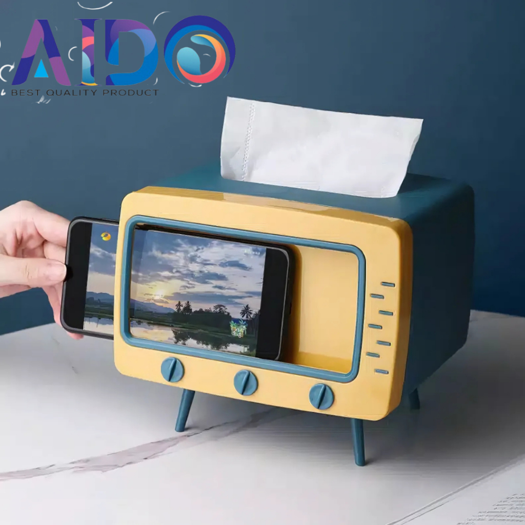 Sinarterang3 [Khusus ] Kotak Tissu Model Tv Kotak Tisu Estetik Kotak Tisu Tv