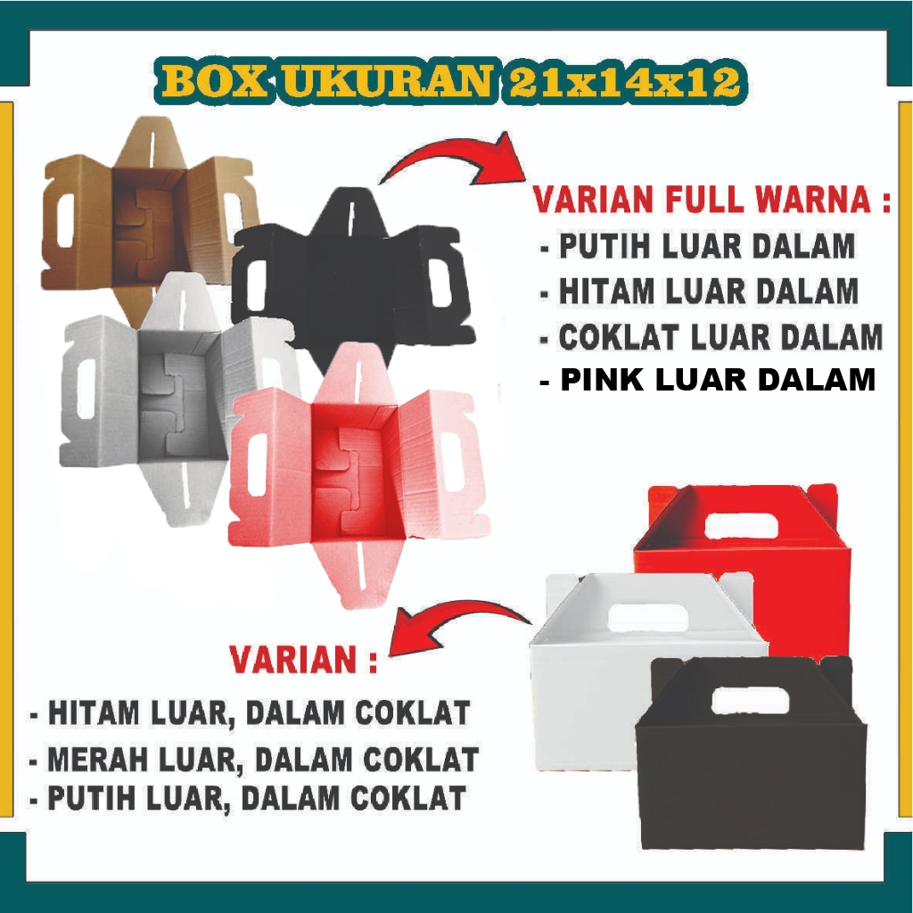 

JINJING 21x14x12 / BOX JINJING / Box Souvenir / Kardus Polos