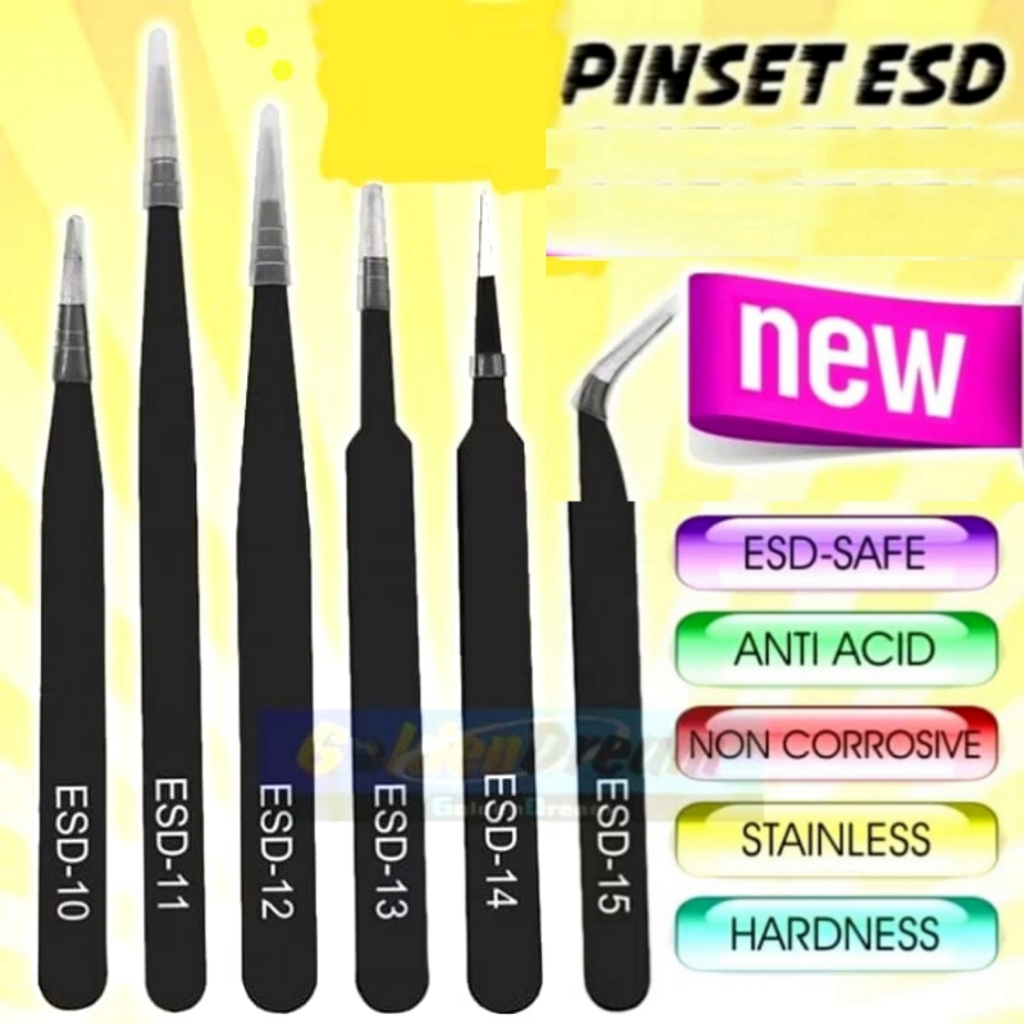 Pinset Service Handphone Bengkok Tajam Pingset Reparasi Hp