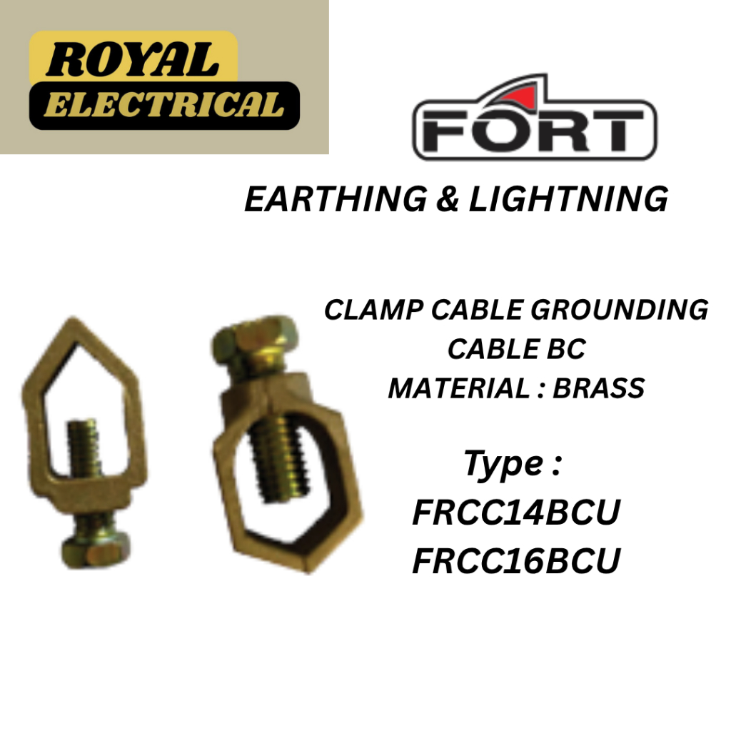 FORT CLAMP GROUNDING CABLE BC