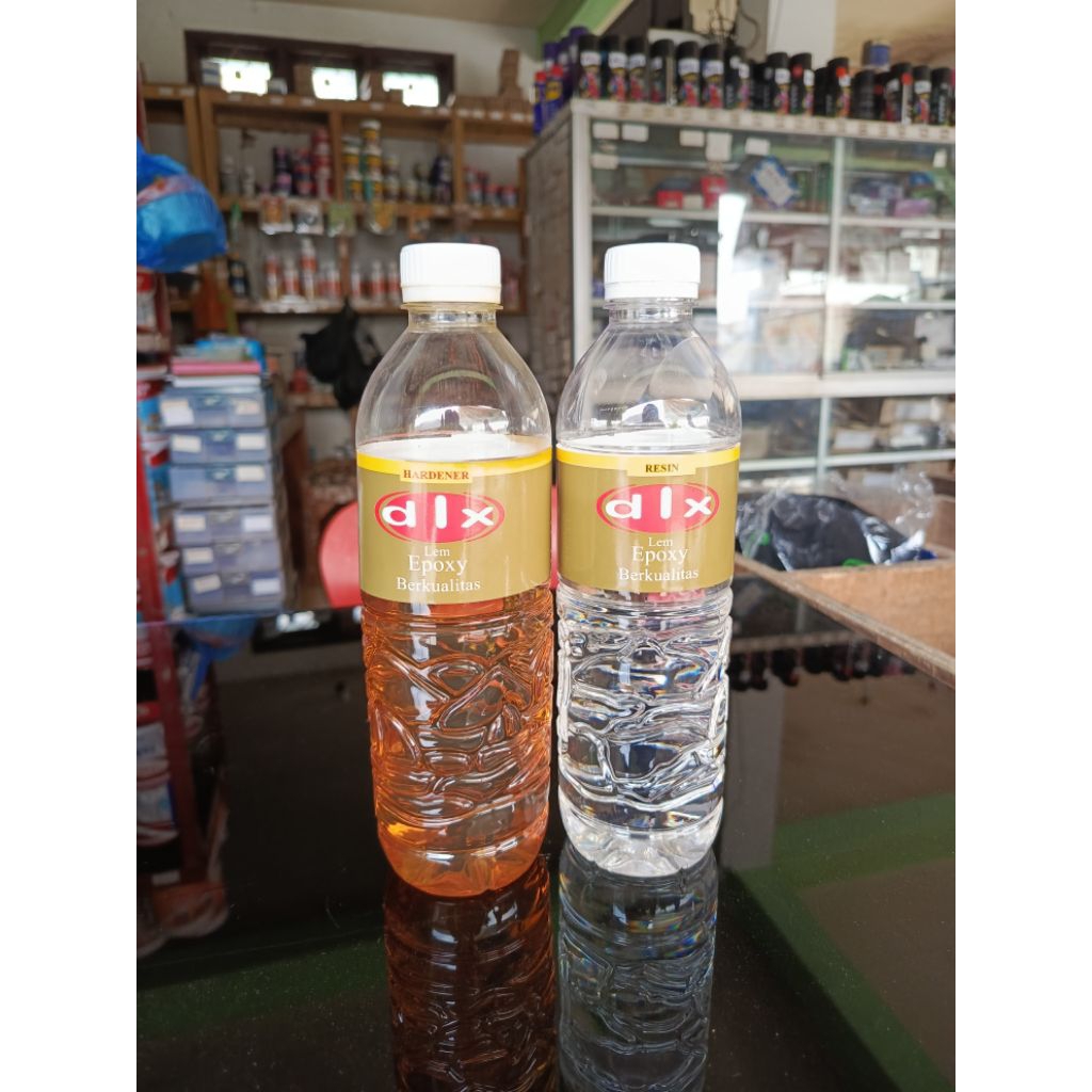 Lem Epoxy DLX , lem kayu, Lem Epoxy kayu, 1set
