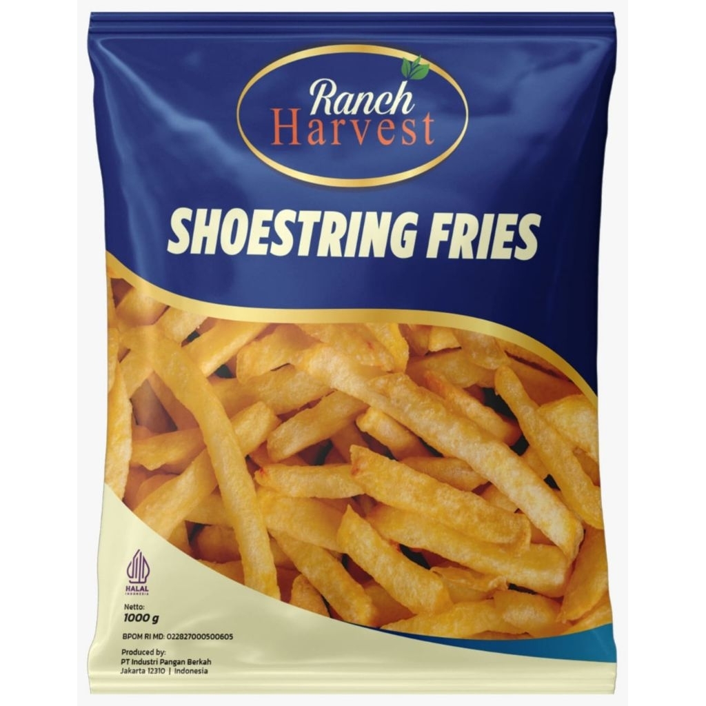 

Kentang Goreng RANCH Harvest Shoestring 1kg