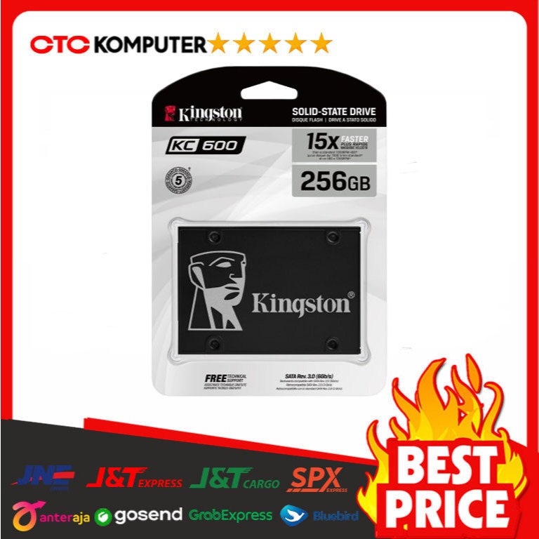 KINGSTON KC600 256GB - SSD SATA 2.5"