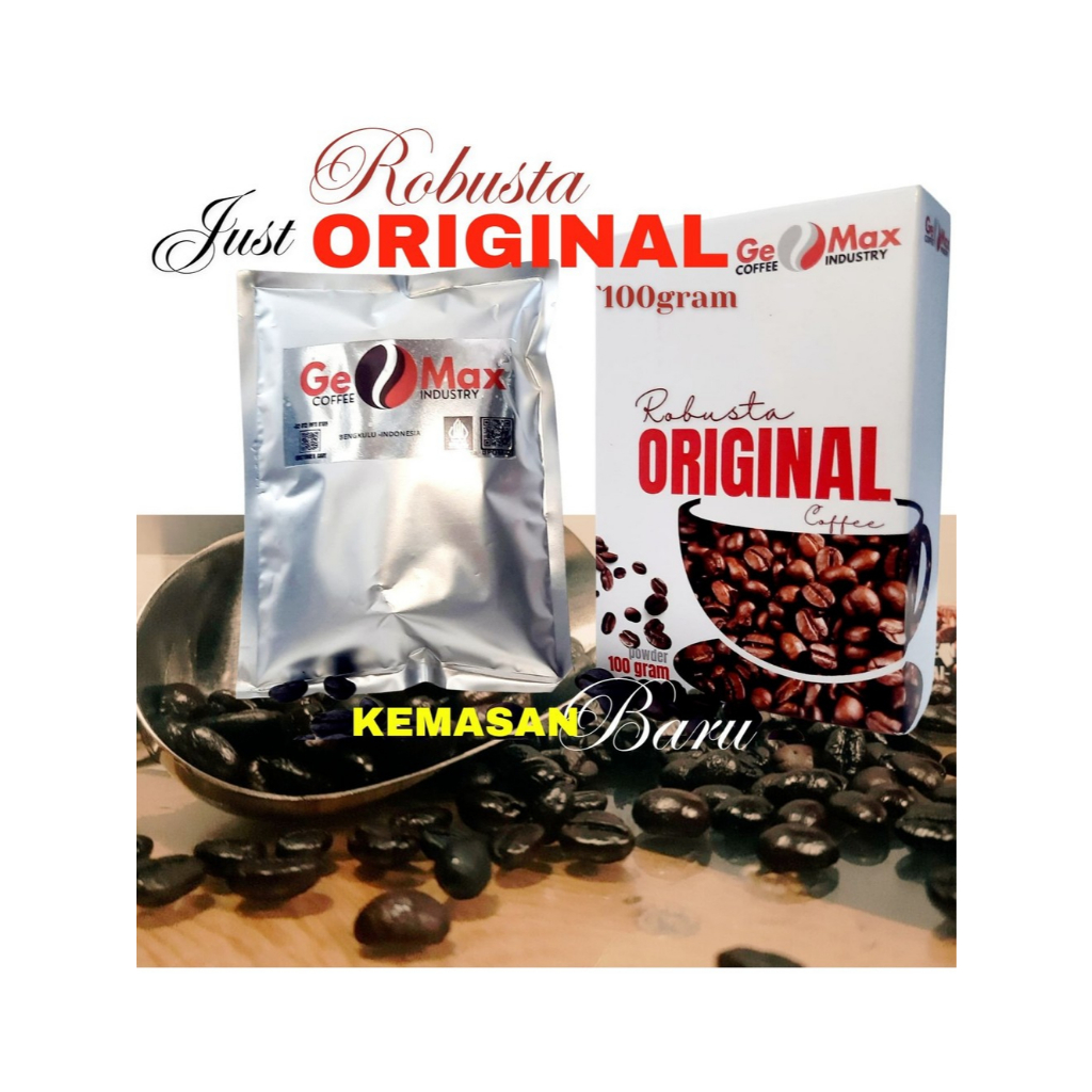 

Kopi Bubuk Robusta ORIGINAL 100gram GeoMAX Coffee