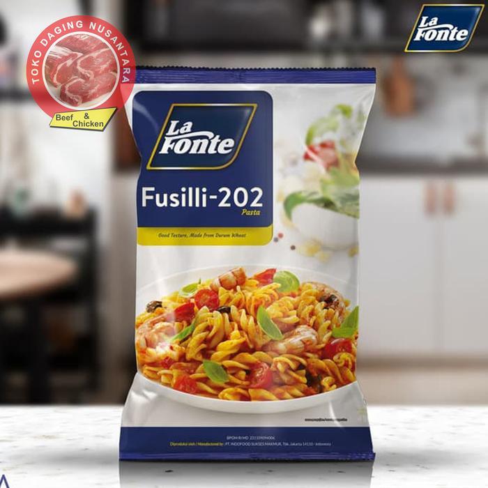 

[oddsolshop] pekanbaru/La Fonte Fusilli 202 Pasta 450GR Bahan Pokok Kebutuhan Memasak Instan