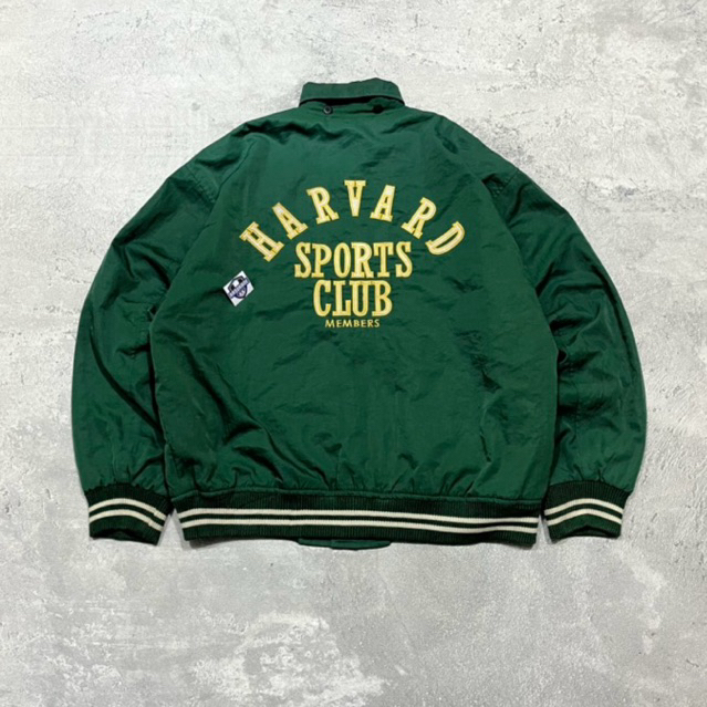 jaket vintage varsity harvard university