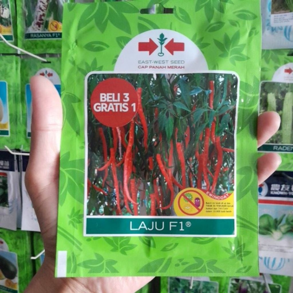 Benih Cabe Merah Keriting LAJU F1 Isi 150biji