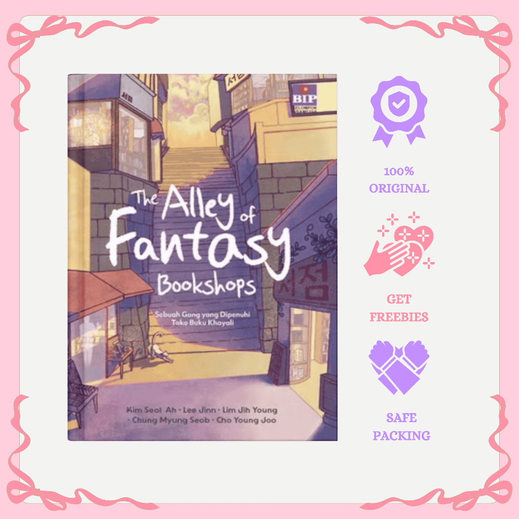 Buku Novel The Alley of Fantasy Bookshops - Cho Young Joo,chung Myung Seob, Kim Seol Ah,lee Jinn,lim