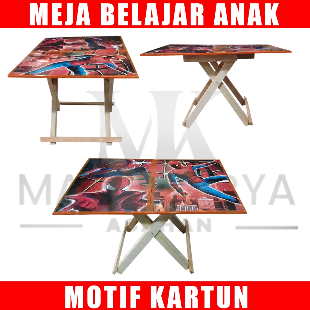 

MEJA BELAJAR LIPAT ANAK KARAKTER KARTUN CEWE/COWO TK, PAUD, SD