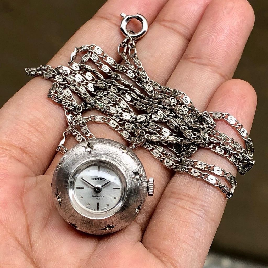 Seiko 17Jewels Necklace Watch