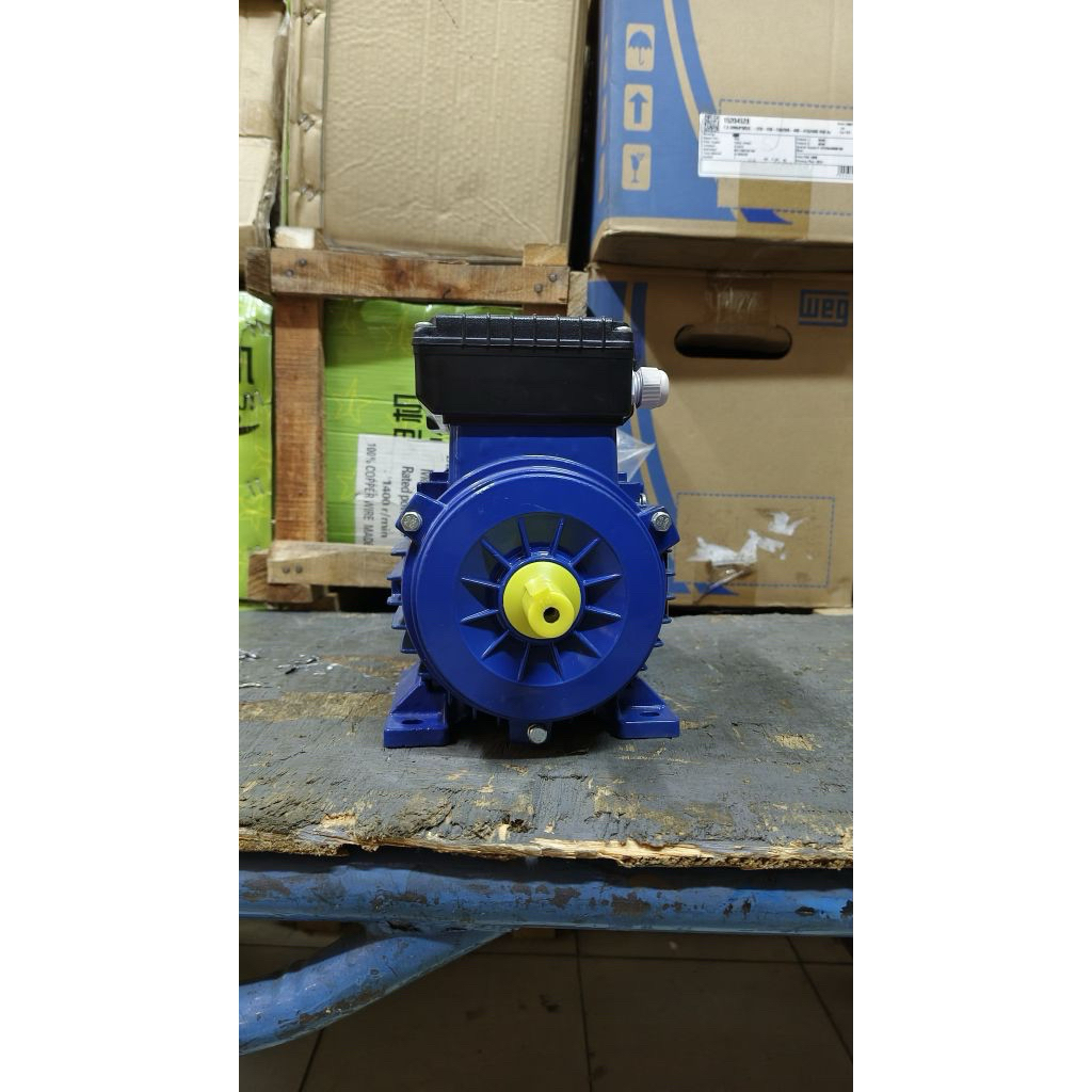 Elektro Motor 3 HP 1400 RPM 1 Phase ADK Electric Motor Single Phase - Foot Mounted (B3)