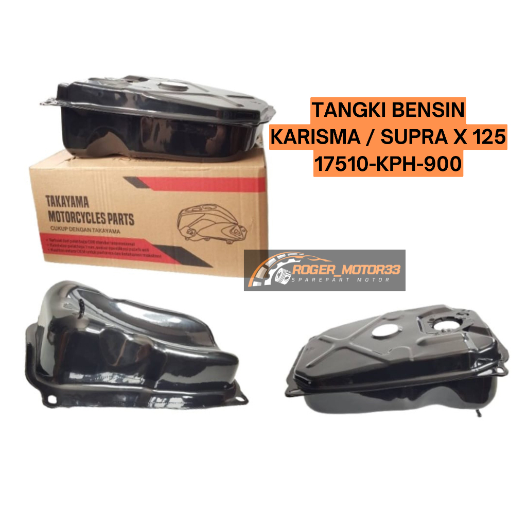 TANGKI BENSIN KARISMA SUPRA X 125 17510-KPH-900 MERK TAKAYAMA