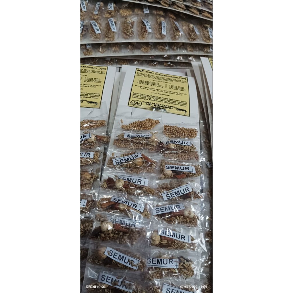 

bumbu SEMUR isi 20pcs ecer 1000 an
