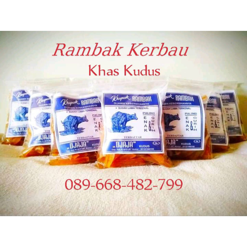 

Kerupuk Kulit Kerbau Khas Kudus 250 gram