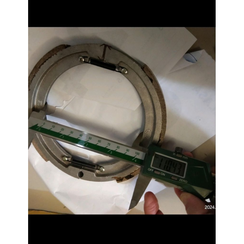 brake pad kampas kamvas rem mesin machine milling miling cina diameter in 110mm , out 154mm , tebal 