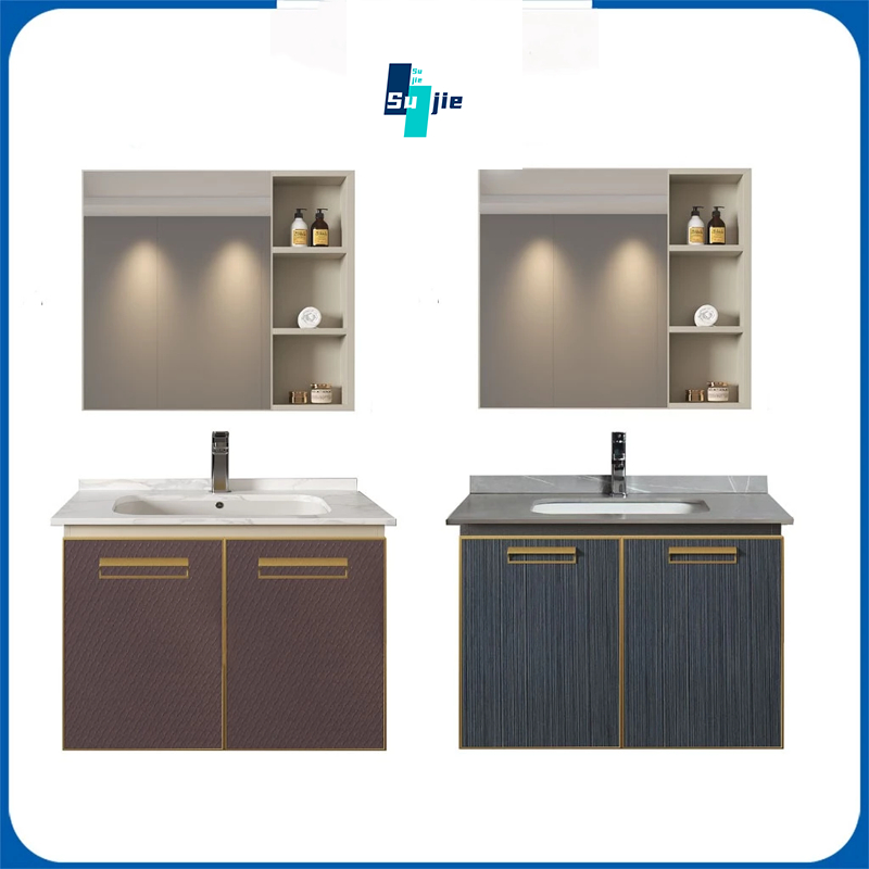 Kabinet Kamar Mandi (80cm)- Aluminium (Bathroom Cabinet)Wastafel Cabinet Kabinet Wastafel Kamar Mand