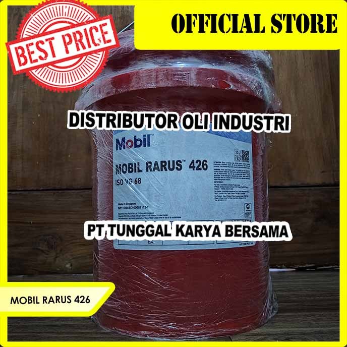 MOBIL RARUS 426 ( Oli Screw Kompressor VG 68 - Ready Stock )