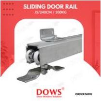 Rel Pintu Geser Rel Pintu Sliding 240cm DOWS GREENRel Pintu Geser Rel Pintu Sliding 240cm DOWS GREEN