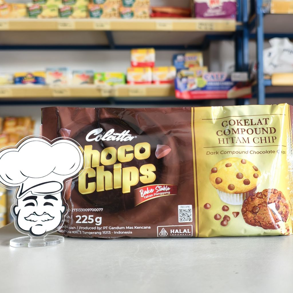

Colatta Chocochip Compound 225Gr / Coklat Chips Colatta 225Gr