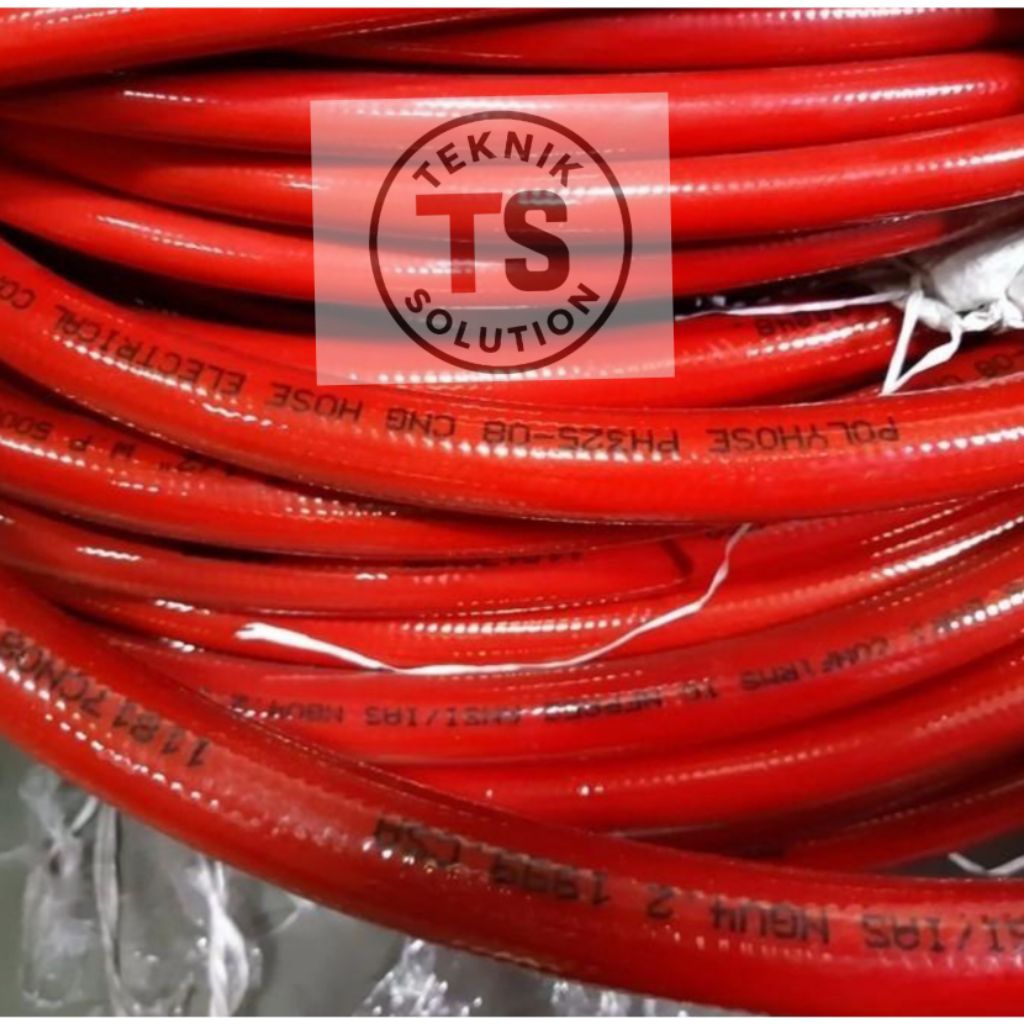 Selang Gas Alam CNG POLYHOSE Assy 3/8" inch - 150cm X 0608mb (NPTM)