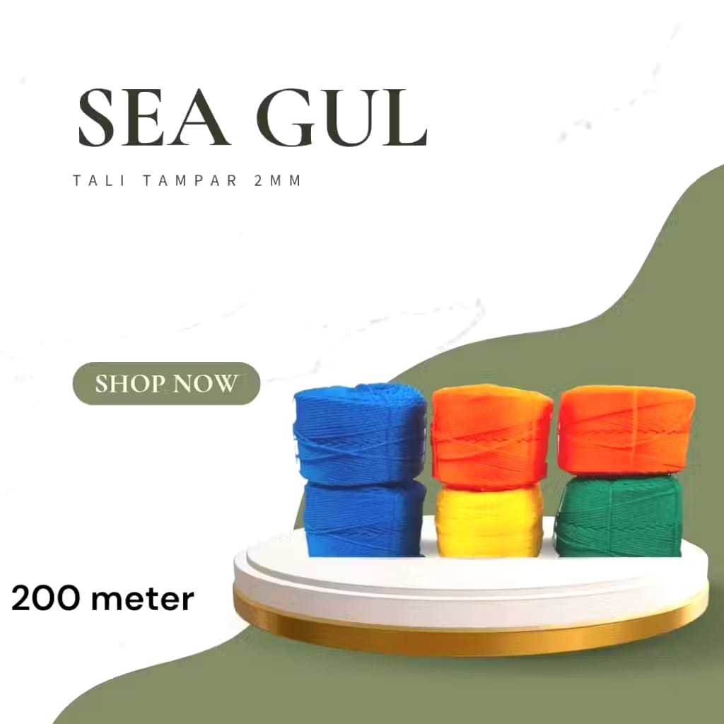 

Tali Tambang 2mm 200 meter tali tampar/ tali layangan / tali pertanian