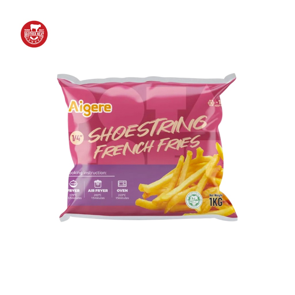 

AIGERE Shoestring French Fries 1kg / Kentang Goreng - Brothermeatshop