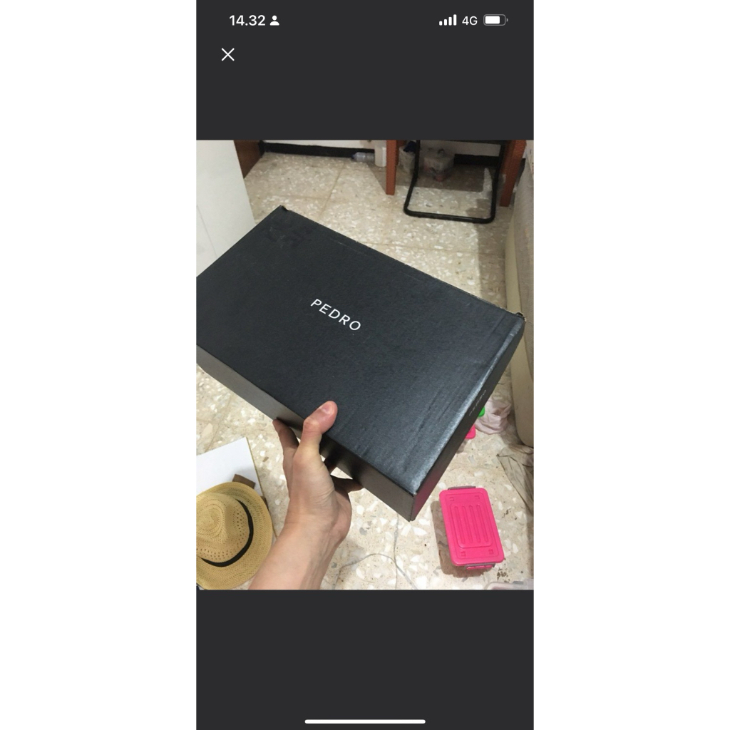 Pedro box kosong untuk sepatu