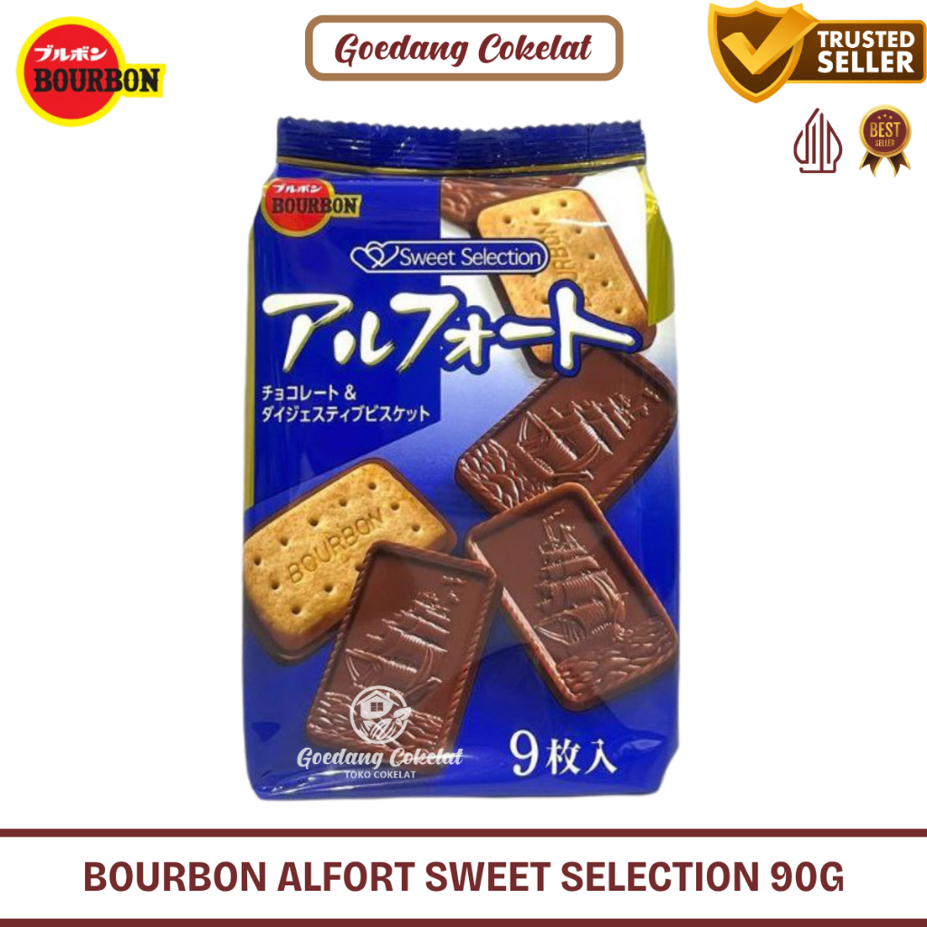 

Bourbon Alfort Chocolate Sweet Selection 90g / Cemilan Coklat Snack Impor Japan Jepang