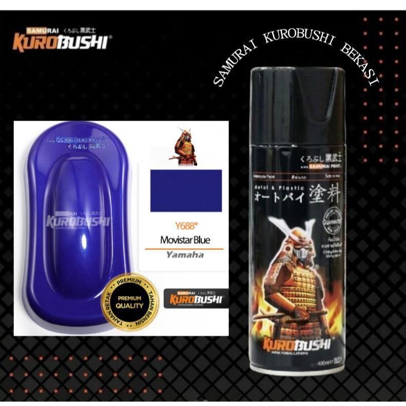 Samurai Paint #Y688* Movistar Blue - Yamaha Biru Dongker #Y688*, 400ml