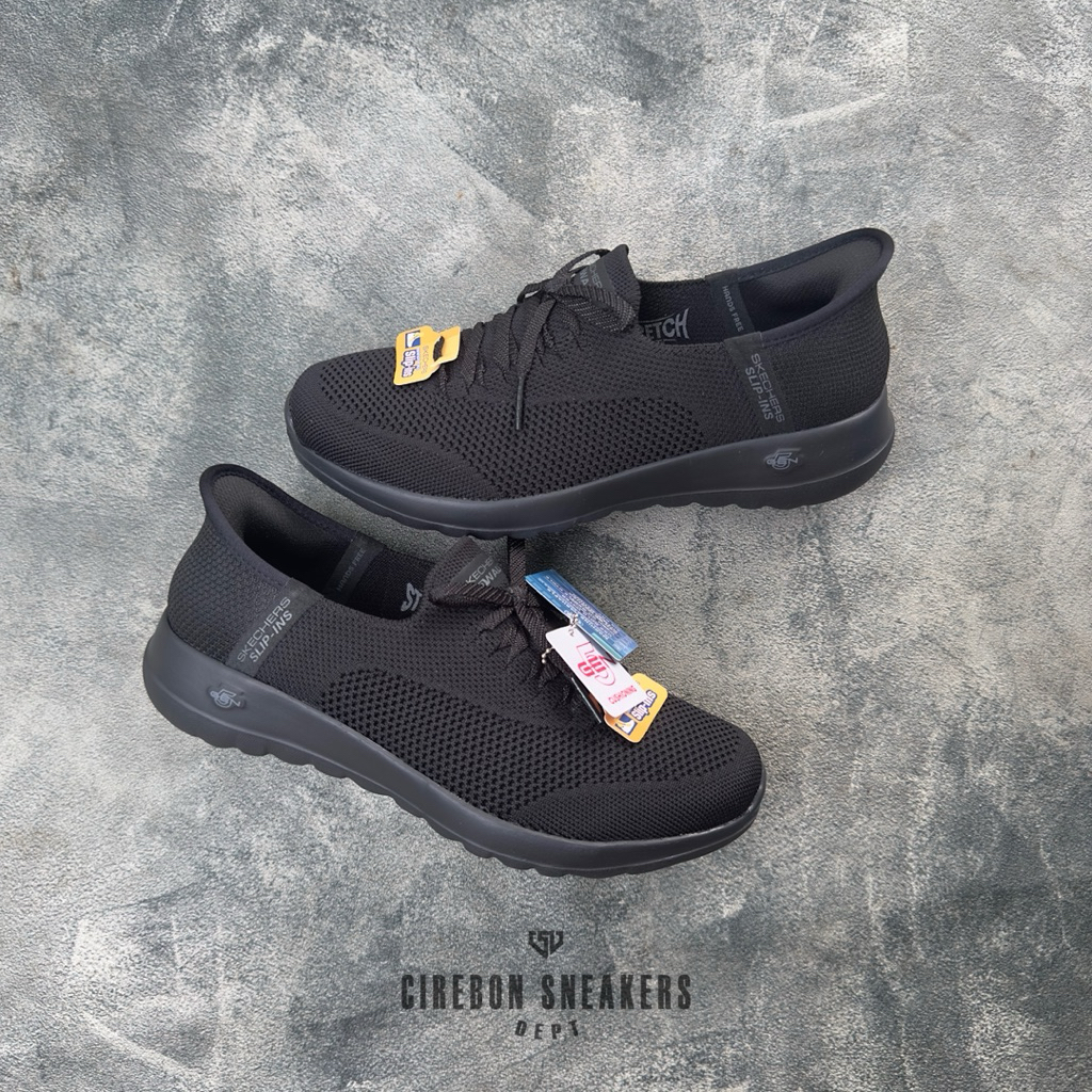 SKECHERS SLIP INS BLACK WOMEN - ORIGINAL MAP