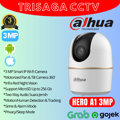 Wifi Camera CCTV DAHUA HERO A1 3mp Trinity